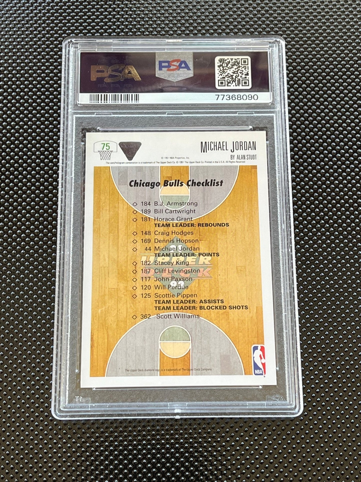 1991 Upper Deck Michael Jordan #75 (PSA 8) - Curators Corner LLC