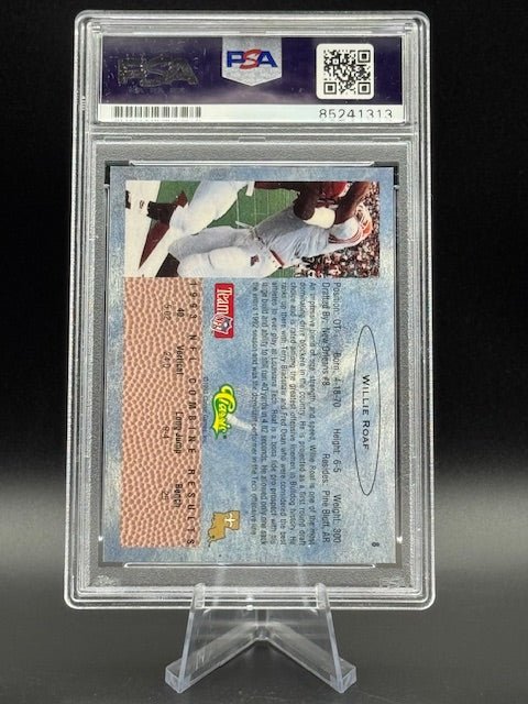 1993 NFL Classic Draft Willie Roaf Signed PSA Authentication - Curators Corner LLC