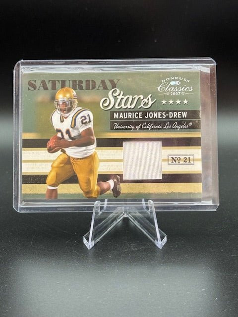 2007 Donruss Classics Saturday Stars Maurice Jones Drew Game Worn Material #SS10 Numbered 090/250 - Curators Corner LLC