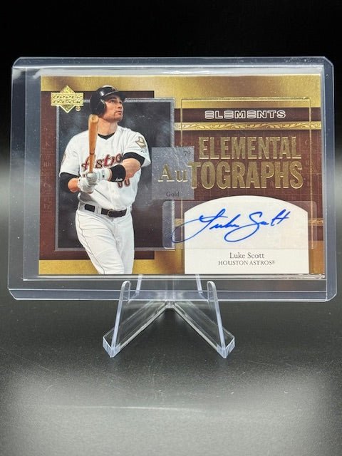2007 Upper Deck Elemental Autograph Luke Scott #AU - LS - Curators Corner LLC