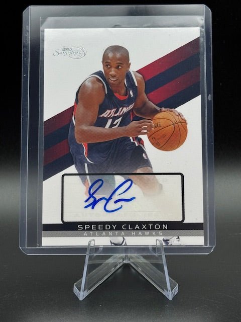 2008 - 09 Topps Signature Speedy Claxton Autograph #TSA - SC Numbered 118/599 - Curators Corner LLC