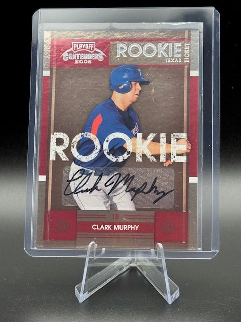 2008 Playoff Contenders Clark Murphy Autograph Rookie Card #69 - Curators Corner LLC