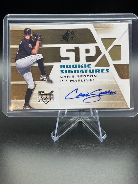 2008 Upper Deck SPX Rookie Signature Chris Seddon Rookie Card #114 - Curators Corner LLC