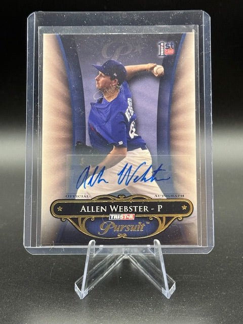 2010 TriStar Pursuit Allen Webster Autograph Card #132 Numbered 13/80 - Curators Corner LLC