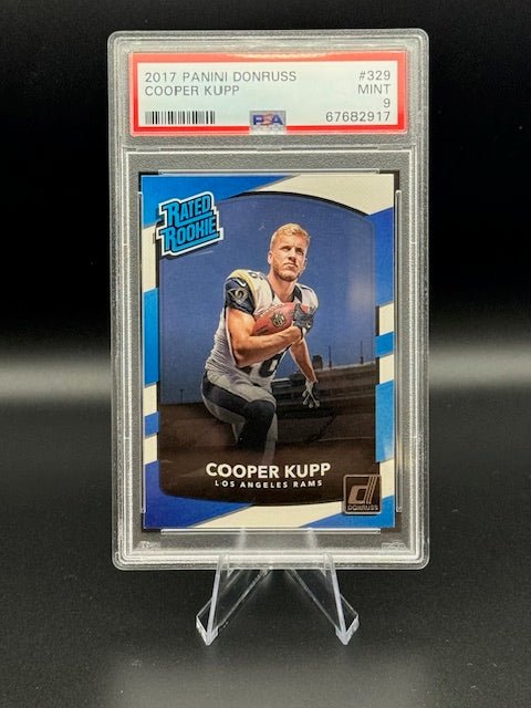 2017 PANINI DONRUSS COOPER KUPP #329 (PSA 9) - Curators Corner LLC