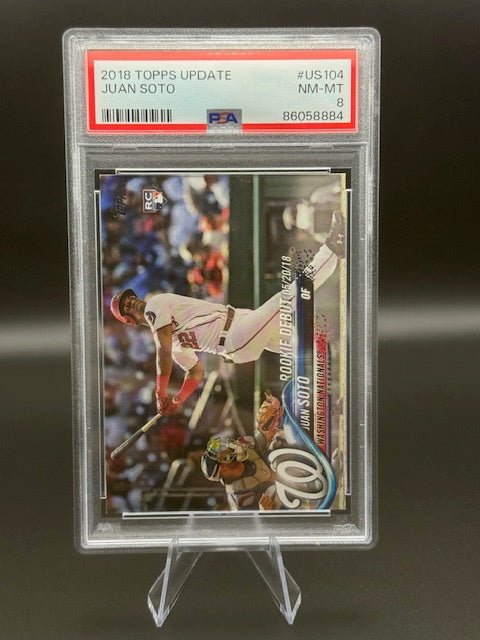 2018 TOPPS UPDATE JUAN SOTO #US104 (PSA 8) - Curators Corner LLC