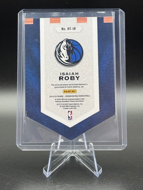 2019 - 20 Panini Crown Royale Heirs to the Throne Isaiah Roby Rookie Player Worn Swatch Card #HT - IR - Curators Corner LLC