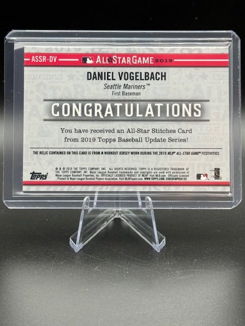 2019 Topps All Star Stitches Game Worn Material Daniel Vogelbach #ASSR - DV - Curators Corner LLC