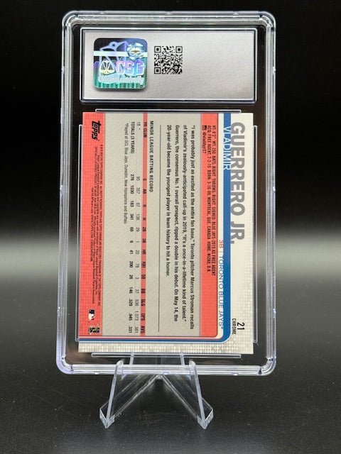 2019 Topps Chrome Update Vladimir Guerrero Jr. Rookie Card #21 CSG 10 - Curators Corner LLC
