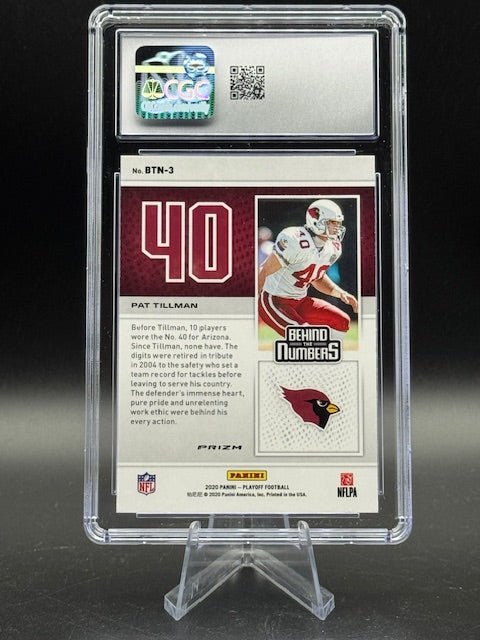 2020 Panini Behind the Numbers Pat Tillman BTN - 3 - Curators Corner LLC