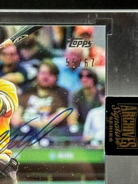 2020 Topps Archives Signature Starling Marte #183 55/67 - Curators Corner LLC