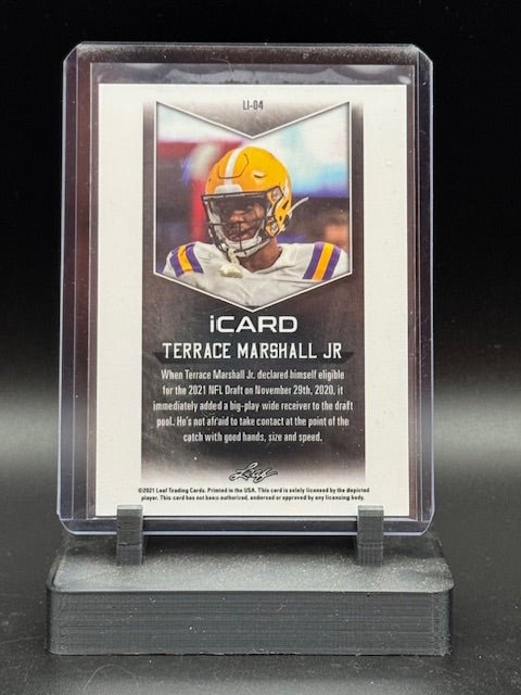 2021 Leaf iCard Extended Rookie Terrace Marshall Jr. LI - 04 - Curators Corner LLC