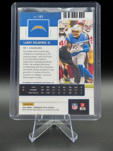 2021 Panini Contenders Larry Roundtree III Autograph Rookie Card #183 - Curators Corner LLC