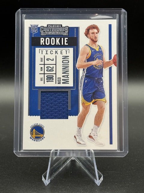 2021 Panini Contenders Rookie Material Nico Mannion #RS - NMN - Curators Corner LLC
