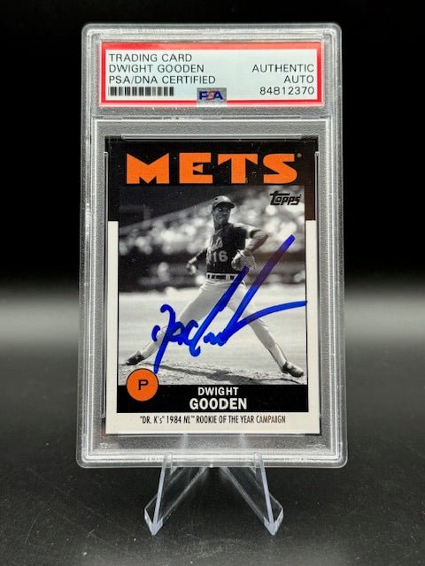 2021 Topps Dwight Gooden #31 Autograph PSA Authenticated - Curators Corner LLC