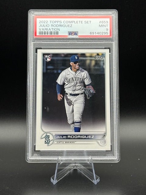 2022 Topps Complete Julio Rodriguez Rookie Card #659 PSA 9 - Curators Corner LLC