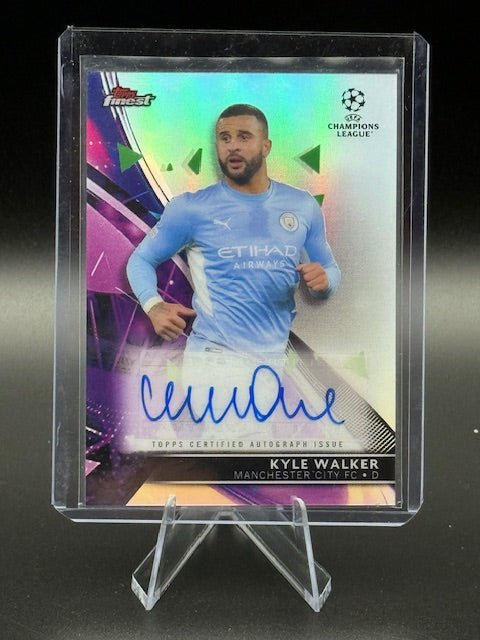 2022 Topps Finest Kyle Walker Autograph Issue BA - KW - Curators Corner LLC