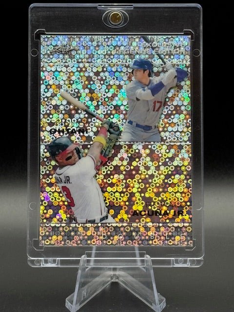 2023 Leaf Special Release Ohtani/Acuna Jr. Silver Disco 21/25 - Curators Corner LLC