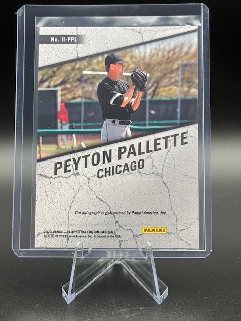 2023 Panini Elite Extra Edition Impact Impressions Peyton Pallette Autograph Rookie Card #II - PPL - Curators Corner LLC