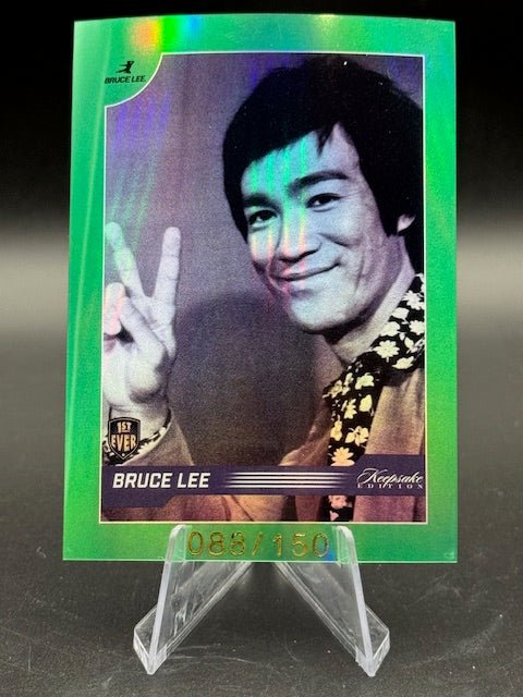 2024 Bruce Lee Keepsake Edition Green Parallel #94 88/150 - Curators Corner LLC