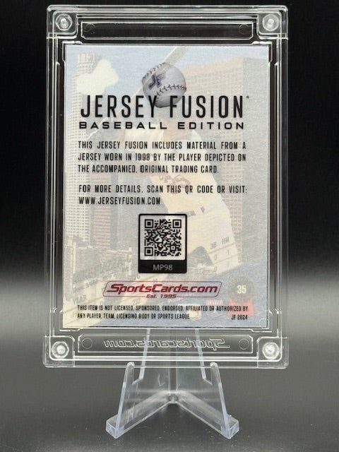 2024 Jersey Fusion Mike Piazza Relic Card - Curators Corner LLC
