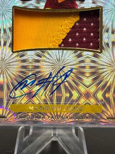 2024 Keepsake Multisport Mario Williams Patch/Auto #25 1/1 - Curators Corner LLC