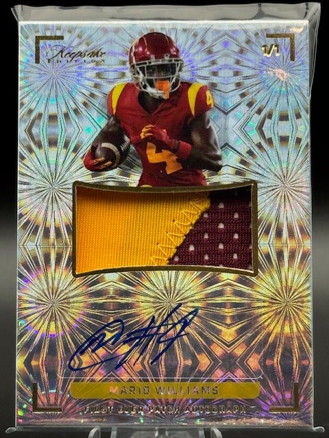 2024 Keepsake Multisport Mario Williams Patch/Auto #25 1/1 - Curators Corner LLC