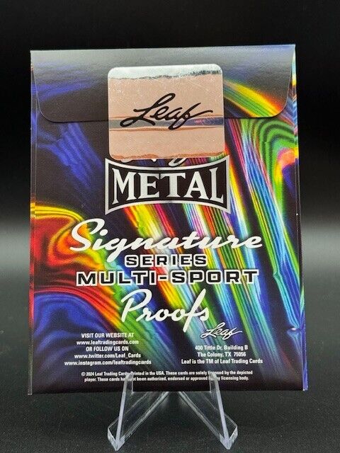 2024 Leaf Metal Signature Series Multisport 1/1 Proofs Mystery pack - Curators Corner LLC