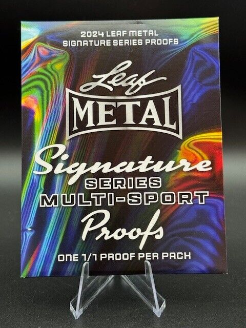 2024 Leaf Metal Signature Series Multisport 1/1 Proofs Mystery pack - Curators Corner LLC