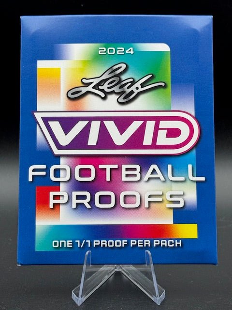 2024 Leaf Vivid Football 1/1 proofs mystery pack - Curators Corner LLC