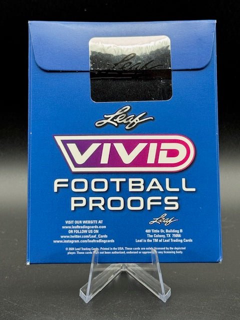 2024 Leaf Vivid Football 1/1 proofs mystery pack - Curators Corner LLC