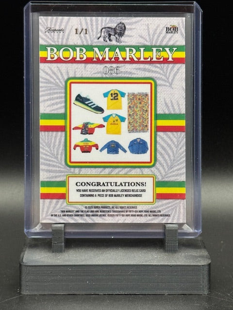 2025 Bob Marley Keepsake Dual Relic Multi Color Foil 086 1/1