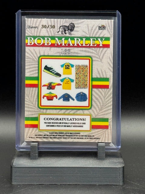 2025 Bob Marley Keepsake Large Relic Card 133 30/50