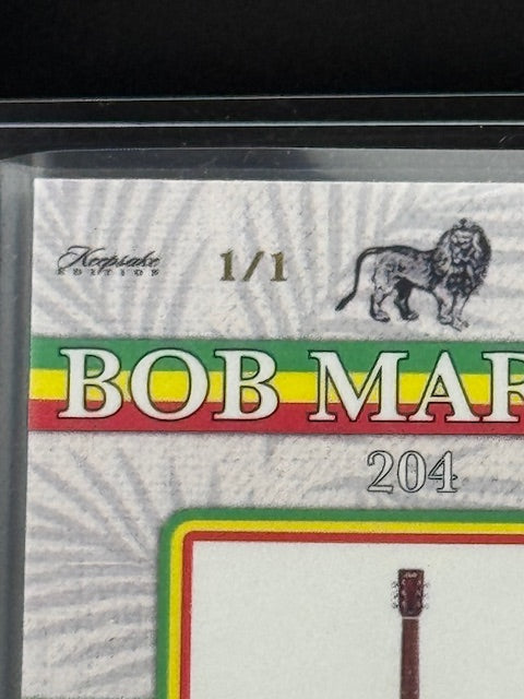 2025 Bob Marley Keepsake Guitar Relic Card 204 1/1