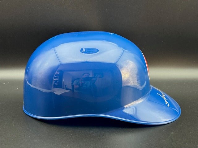 Addison Russell Signed Cubs Replica Helmet - Curators Corner LLC