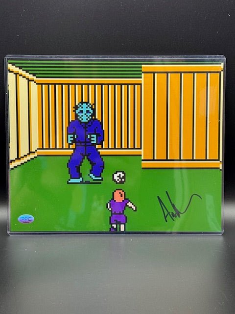 Ari Lehman Signed 8Bit Jason Photograph - Curators Corner LLC