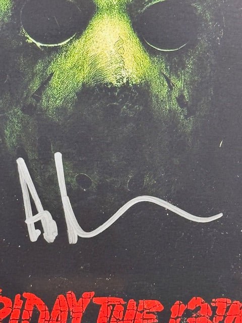 Ari Lehman Signed Friday the 13th Poster - Curators Corner LLC