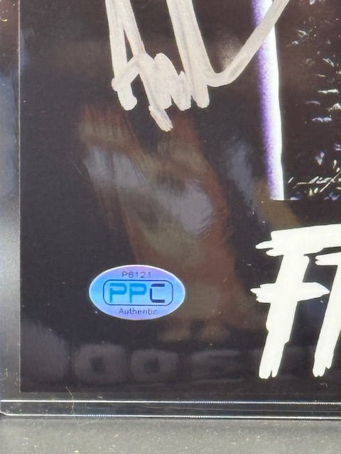 Ari Lehman Signed Friday the 13th Sillouhette Poster - Curators Corner LLC