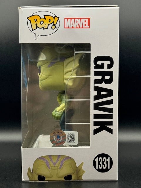 Ben Kingsly Signed Gravik Signed Funko Pop #1331 - Curators Corner LLC