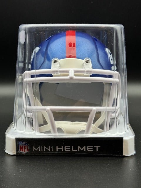 Bryce Ford - Wheaton Signed NY Giants Mini Helmet - Curators Corner LLC