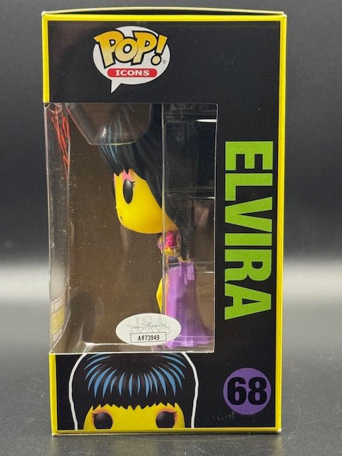 Cassandra Peterson Signed 40 Years Elvira Funko Pop #68 - Curators Corner LLC