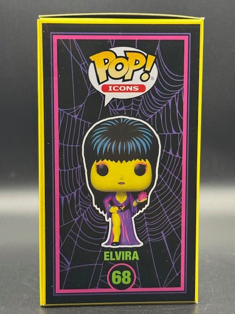 Cassandra Peterson Signed 40 Years Elvira Funko Pop #68 - Curators Corner LLC