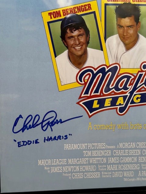 Chelcie Ross Signed and Inscribed Major League Movie Poster 11x17 - Curators Corner LLC