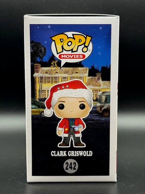 Chevy Chase Signed Clark Griswold Funko Pop #242 - Curators Corner LLC