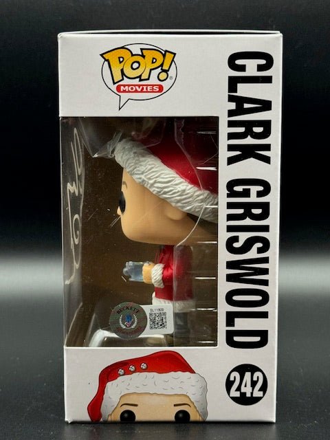 Chevy Chase Signed Clark Griswold Funko Pop #242 - Curators Corner LLC