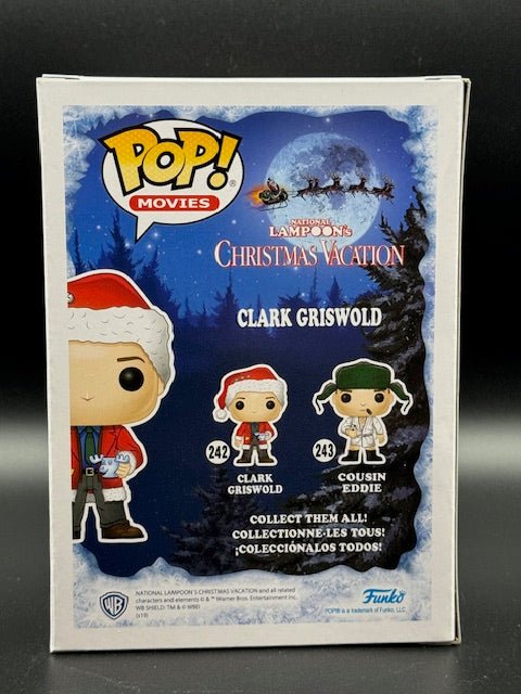 Chevy Chase Signed Clark Griswold Funko Pop #242 - Curators Corner LLC