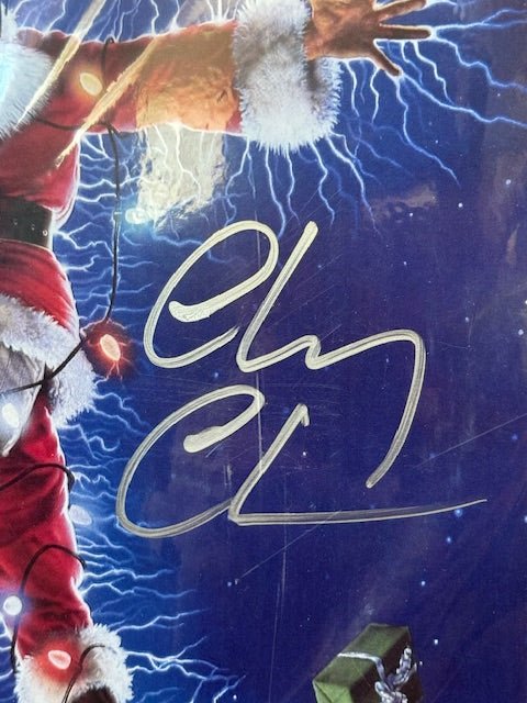 Chevy Chase Signed National Lampoon Christmas Vacation Movie Poster 11x17 - Curators Corner LLC