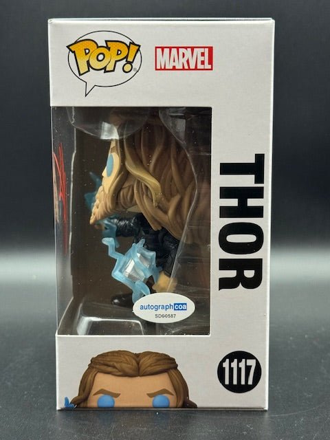 Chris Hemsworth Signed "Avengers Endgame" #1117 Thor Bobble - Head Funko Pop! Vinyl Figure (ACOA) - Curators Corner LLC