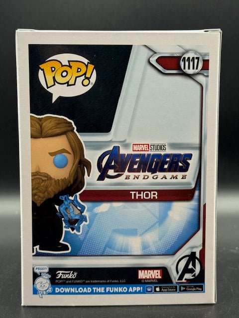 Chris Hemsworth Signed "Avengers Endgame" #1117 Thor Bobble - Head Funko Pop! Vinyl Figure (ACOA) - Curators Corner LLC