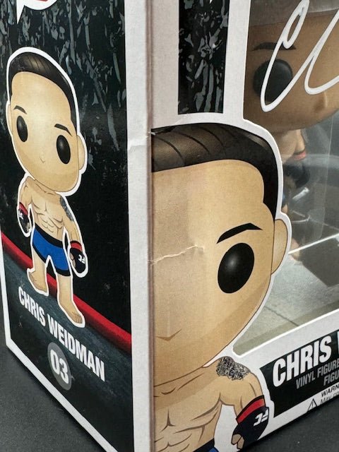 Chris Weidman UFC Signed Funko Pop #03 - Curators Corner LLC
